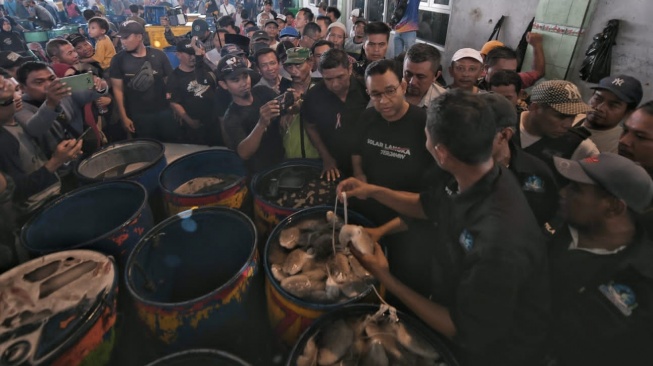 Buruh Pelabuhan Mengeluh, Tata Niaga Pasokan Ikan Anies Janji Akan Perbaiki