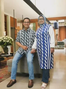 Dian Pelangi Kebanjiran Pesanan, Atasan Monogram Amin Tampilkan Serasi Oleh Anies Baswedan dan Istrinya